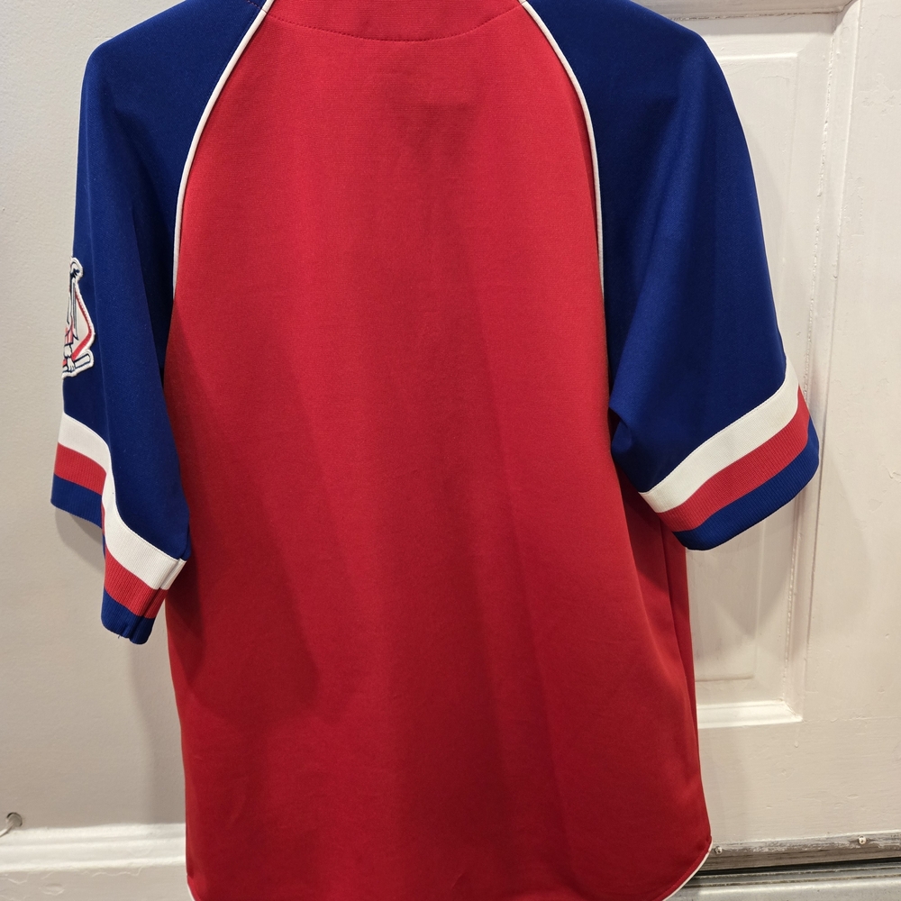 Red and Blue Phillies Baseball Jersey - Picture 3 of 3